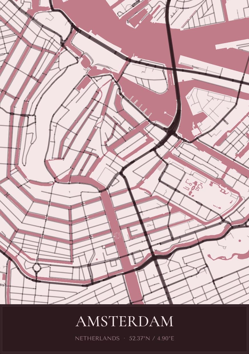 Amsterdam — City map